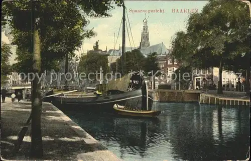 Haarlem Spaarnegezicht Schiff Kat. Haarlem