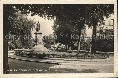 Haarlem Standbeeld Frans Hals Monument Denkmal Statue Kat. Haarlem