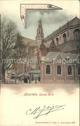 Haarlem Groote Kerk Kirche Kat. Haarlem