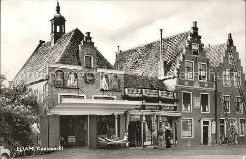 Edam Kaasmarkt Kaesemarkt Giebel Kat. Edam