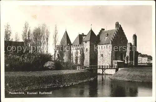 Medemblik Kasteel Radboud Burg Kat. Medemblik