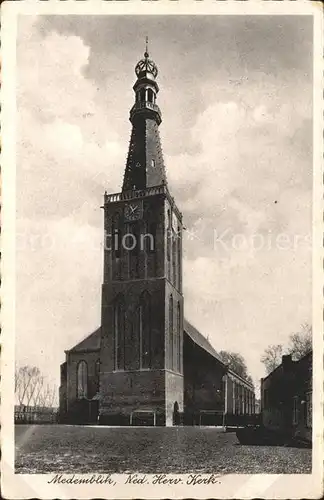 Medemblik Ned Herv Kerk Kirche Kat. Medemblik