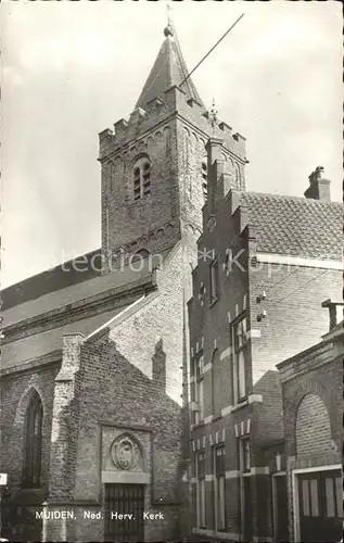 Muiden Ned Hervormde Kerk Kirche Kat. Muiden