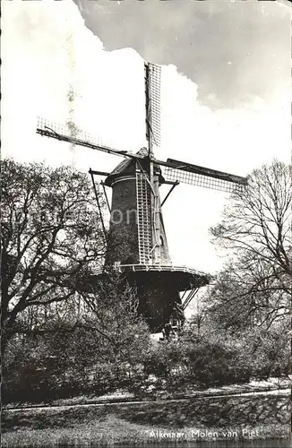 Alkmaar Molen van Piet Windmuehle Kat. Alkmaar