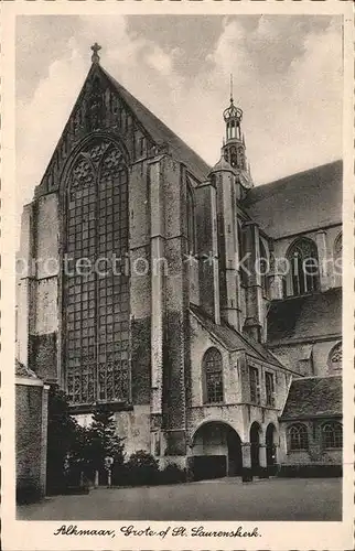 Alkmaar Grote of St Laurenskerk Kirche Kat. Alkmaar