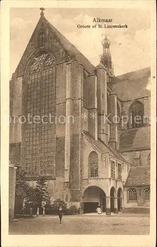 Alkmaar Groote of St Laurenskerk Kirche Kat. Alkmaar