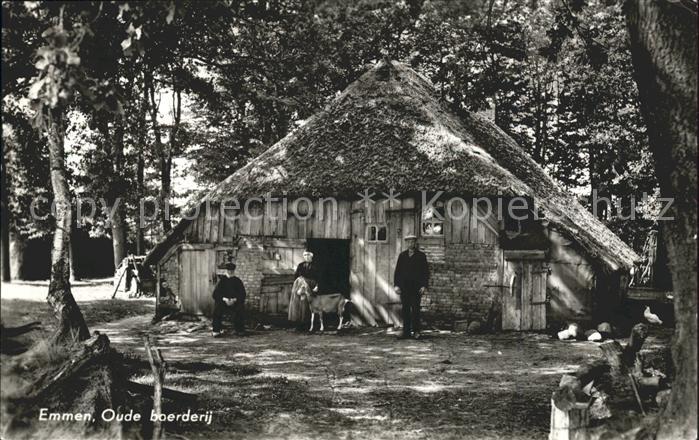 Emmen Netherlands Oude boerderij Ziege Kat. Emmen Nr