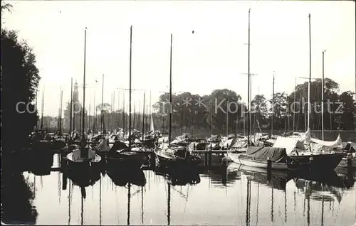 Hoorn Gezicht op de Jachthaven Segelboot Kat. Hoorn