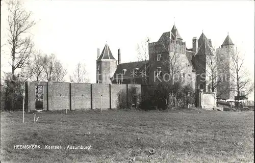 Heemskerk Kasteel Assumburg Schloss Kat. Heemskerk