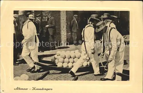 Alkmaar Kaasdragers Kaasmarkt Kaesemarkt Kat. Alkmaar