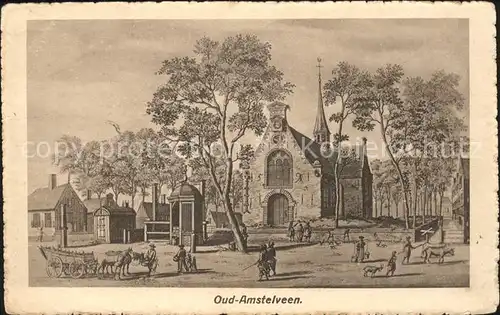 Amstelveen Oud Amstelveen Kerk Kuenstlerkarte Kat. Amstelveen