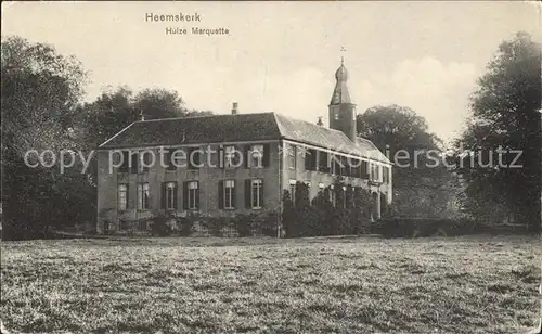 Heemskerk Huize Marquette Kat. Heemskerk