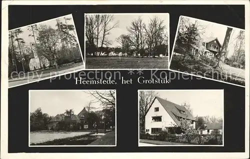 Heemstede het Grotstuk Kapelle Teilansicht Wohnhaus Kat. Heemstede