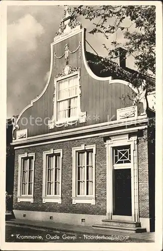 Krommenie Oude Gevel Noorderhoofdstraat Kat. Krommenie