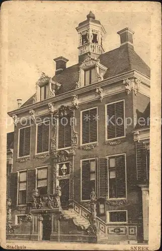 Sneek Stadhuis Rathaus Kat. Sneek