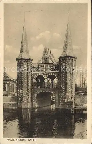 Sneek Waterpoort Kat. Sneek