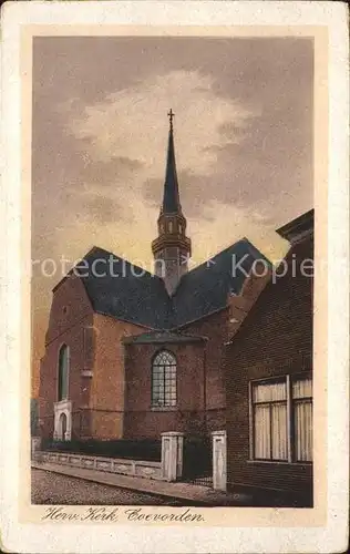 Coevorden Herv Kerk Kirche Kat. Coevorden