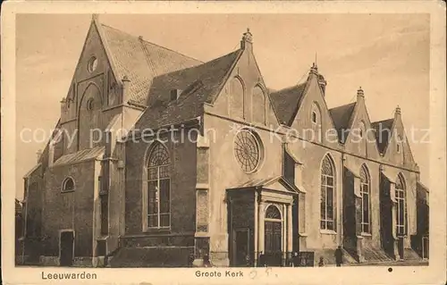 Leeuwarden Groote Kerk Kirche Kat. Leeuwarden