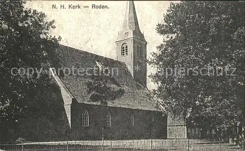 Roden Netherlands NH Kerk Kirche Kat. Roden