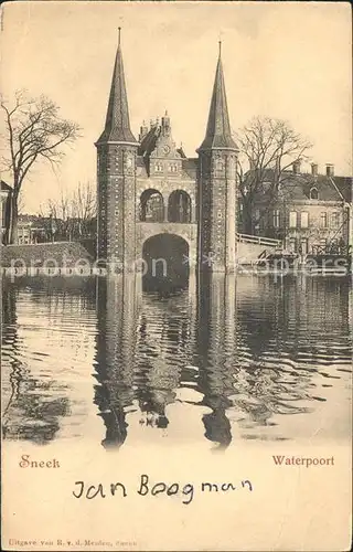 Sneek Waterpoort Kat. Sneek