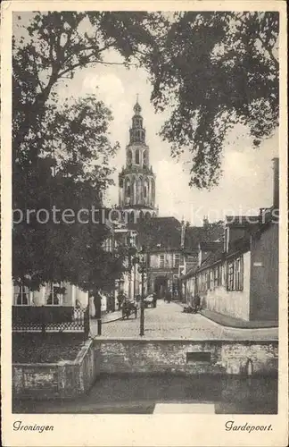 Groningen Gardepoort Kat. Groningen