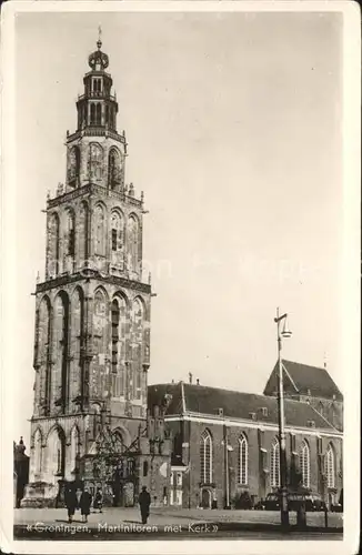 Groningen Martinitoren met Kerk Kirche Kat. Groningen