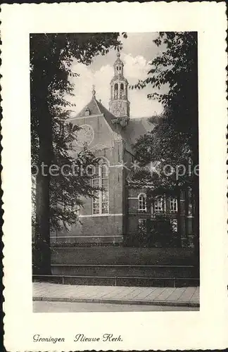 Groningen Nieuwe Kerk Kirche Kat. Groningen