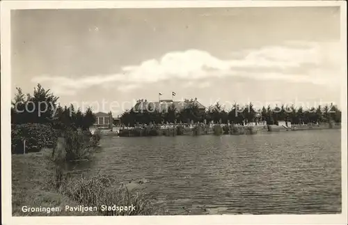 Groningen Paviljoen Stadspark Kat. Groningen