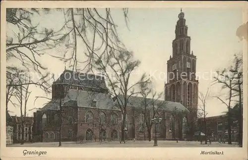 Groningen Martinikerk Toren Kirche Turm Kat. Groningen