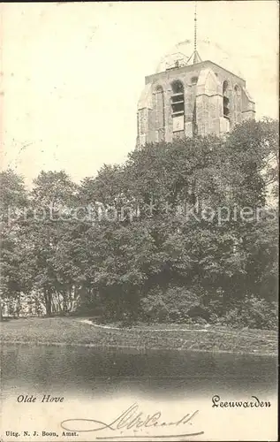 Leeuwarden Olde Hove Turm 16. Jhdt. Kat. Leeuwarden