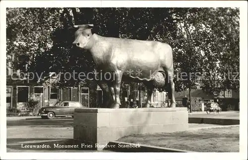 Leeuwarden Monument Fries Rundvee Stamboek Kat. Leeuwarden