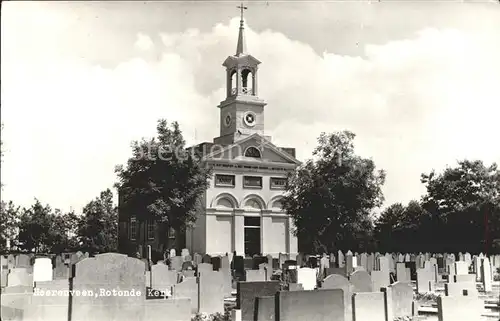 Heerenveen Rotonde Kerk Kirche Friedhof Kat. Heerenveen