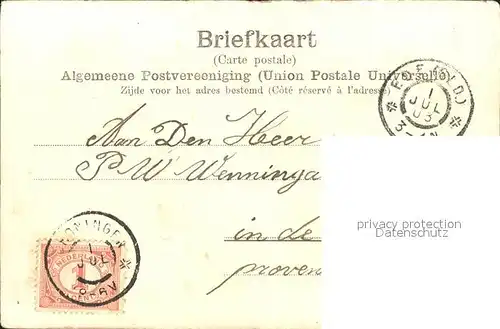 Groningen Tentoonstelling 1903 met Japansche Toren Kat. Groningen