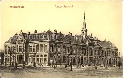 Leeuwarden Ambachtschool Kat. Leeuwarden