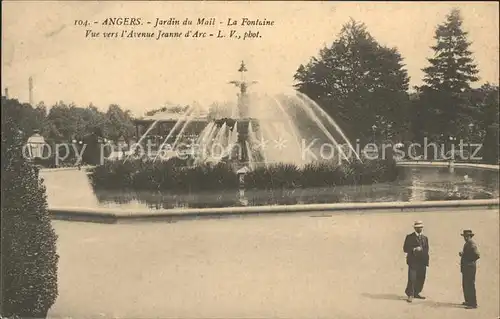 Angers Jardin du Mail La Fontaine Kat. Angers