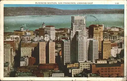 San Francisco California Business Section Skyscraper Kat. San Francisco