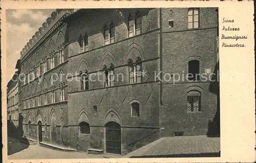 Siena Palazzo Buonsignori Pinacoteca Kat. Siena