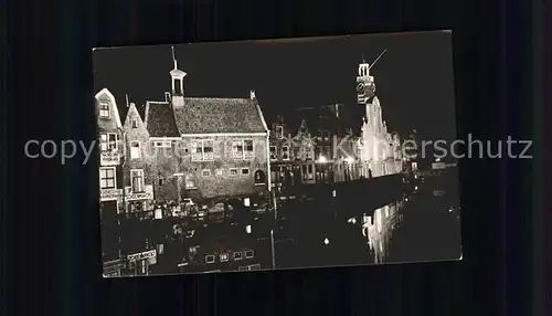 Rotterdam Aelbrechtskolk in floodlight Kat. Rotterdam