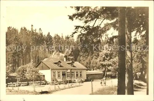 Finsterbergen Strandkaffee Luftkurort Kat. Finsterbergen Thueringer Wald