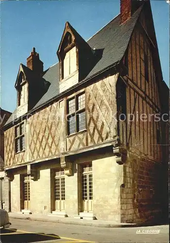 Tours Indre et Loire Quartier Le Vieux Tours vieille maison Kat. Tours