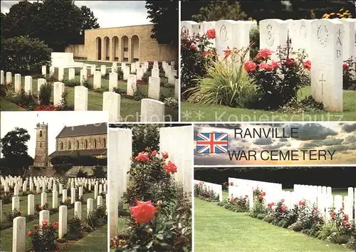 Ranville Cimetiere militaire britannique Soldatenfriedhof Kat. Ranville
