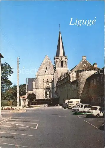 Liguge Abbaye St Martin Eglise Abbatiale Kat. Liguge