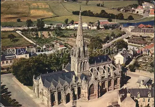 Carentan Eglise vue aerienne Kat. Carentan