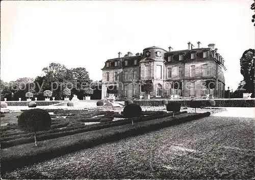 Champs sur Marne Chateau XVIII siecle Facade sur les Jardins Schloss Kat. Champs sur Marne