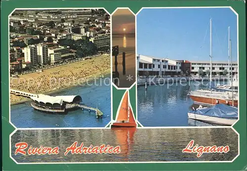 Lignano Terrazza a mare Notturno in Laguna Punta Faro Riviera Adriatica Kat. Lignano