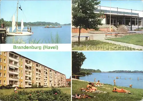 Kirchmoeser Havel Plauer See Segelboot Kaufhalle Finkenweg Kat. Brandenburg