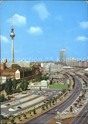 Berlin Stadtzentrum Fernsehturm Hauptstadt der DDR Kat. Berlin