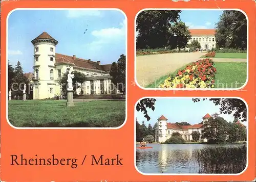 Rheinsberg Schloss jetzt Diabetiker Sanatorium Lehmann Kat. Rheinsberg