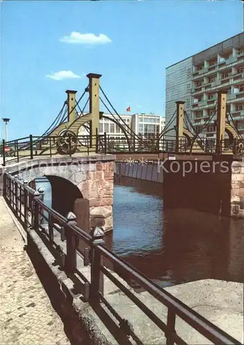 Berlin Jungfernbruecke Hauptstadt der DDR Kat. Berlin