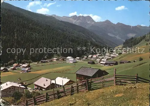 Gerlos Panorama Luftkurort Zillertal gegen Brandbergkolm Kat. Gerlos